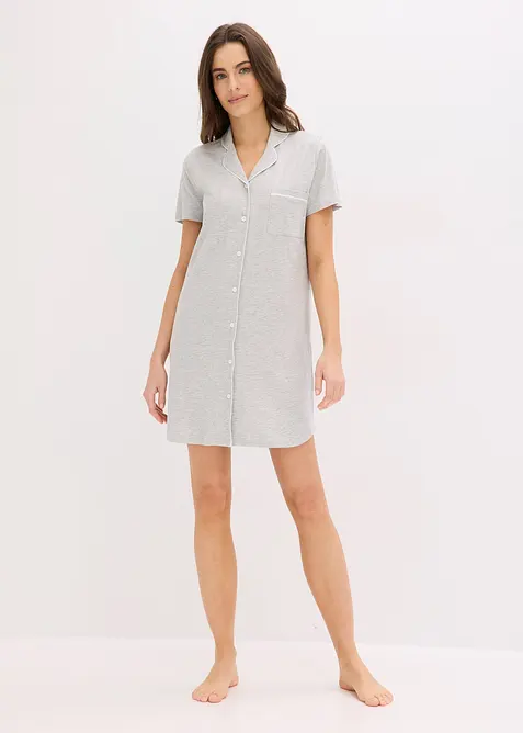 Camicia da notte corta in puro cotone biologico, bonprix