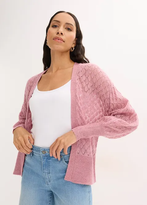 Cardigan traforato, bonprix