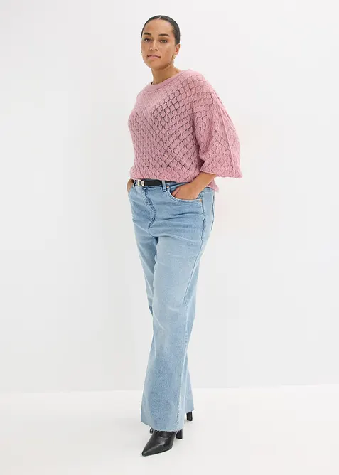 Maglione traforato, bonprix