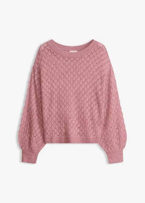 Maglione traforato, bonprix