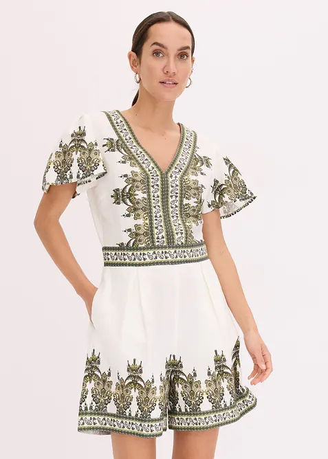 Tuta in misto cotone, bonprix