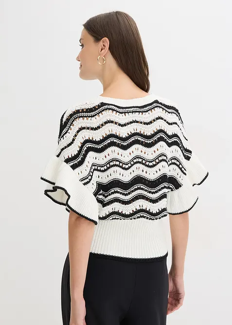 T-shirt in maglia, bonprix