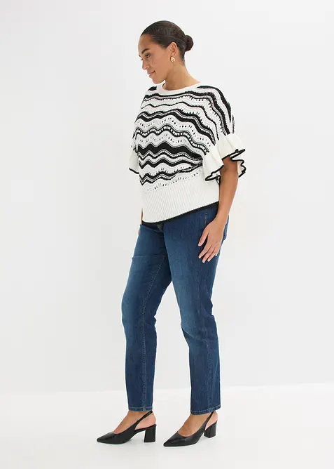 T-shirt in maglia, bonprix