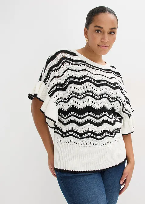 T-shirt in maglia, bonprix