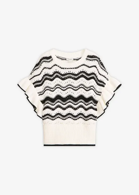 T-shirt in maglia, bonprix