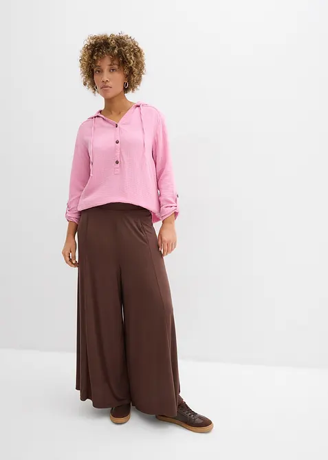 Blusa in mussola vaporosa, bonprix