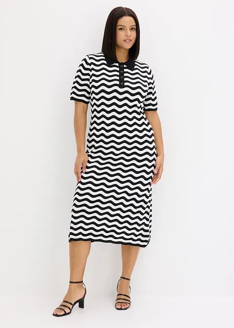 Abito in maglia di puro cotone, bonprix