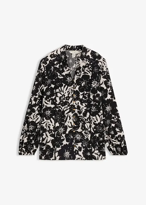 Blusa con dettagli in pizzo, bonprix