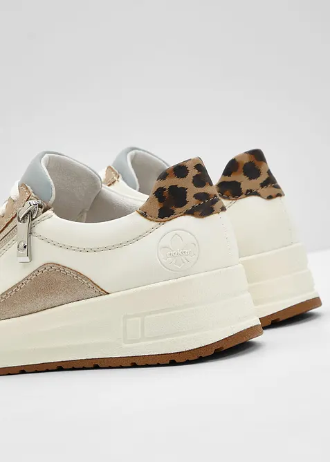 Sneaker Rieker con plateau in larghezza comoda, Rieker