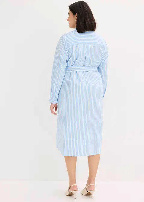 Abito chemisier in puro cotone, bonprix