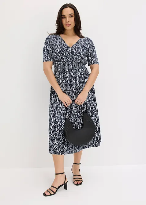 Abito in jersey di misto viscosa, bonprix