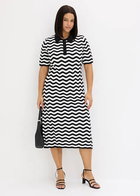 Abito in maglia di puro cotone, bonprix