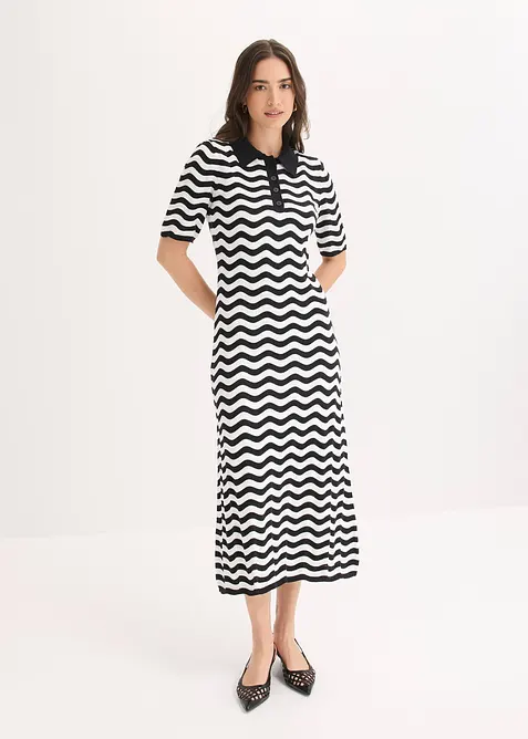 Abito in maglia di puro cotone, bonprix