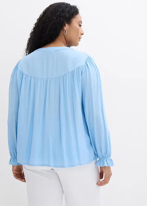 Blusa romantica in viscosa fluente, bonprix