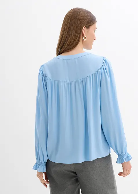 Blusa romantica in viscosa fluente, bonprix