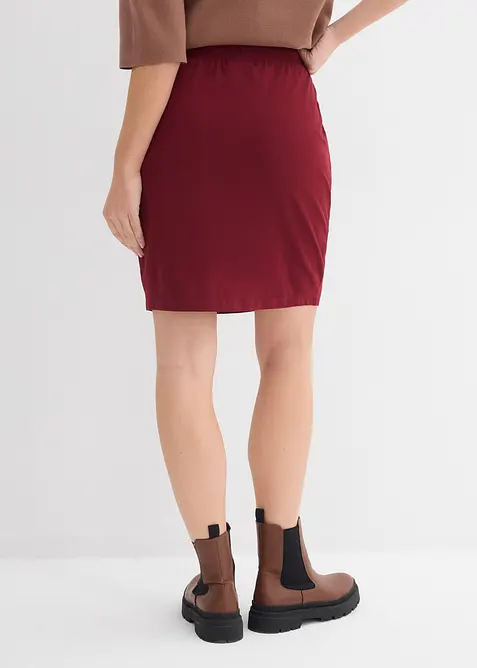 Gonna elasticizzata in cotone biologico, bonprix