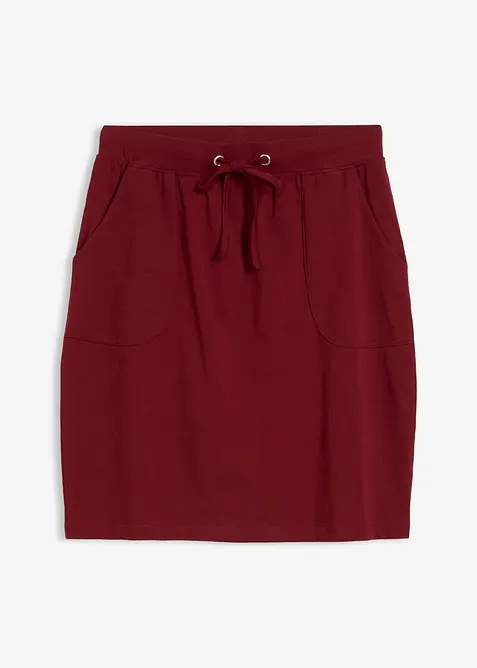 Gonna elasticizzata in cotone biologico, bonprix