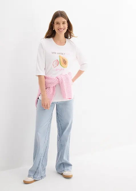 T-shirt in puro cotone biologico, bonprix