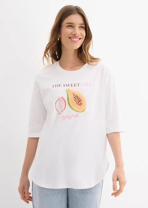 T-shirt in puro cotone biologico, bonprix