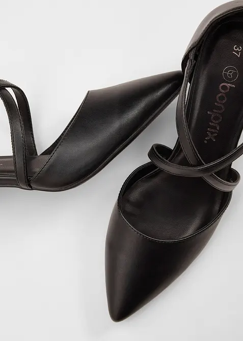 D&eacute;collet&eacute; con cinturino e tacco sottile, bonprix