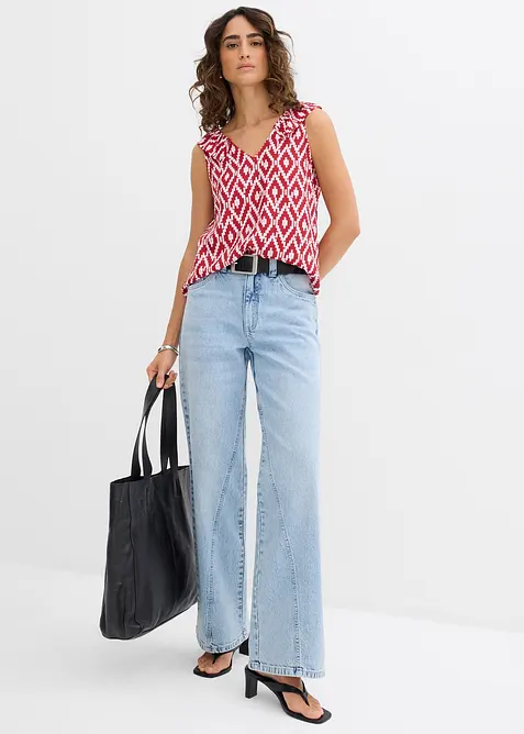 Top in viscosa fluente, bonprix