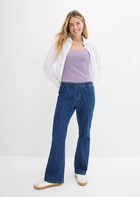 Top con spalline sottili in puro cotone (pacco da 3), bonprix