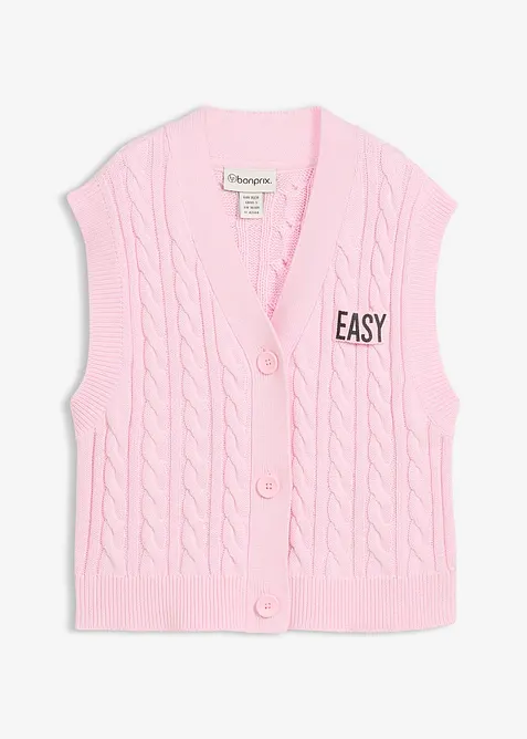 Gilet largo in maglia, bonprix