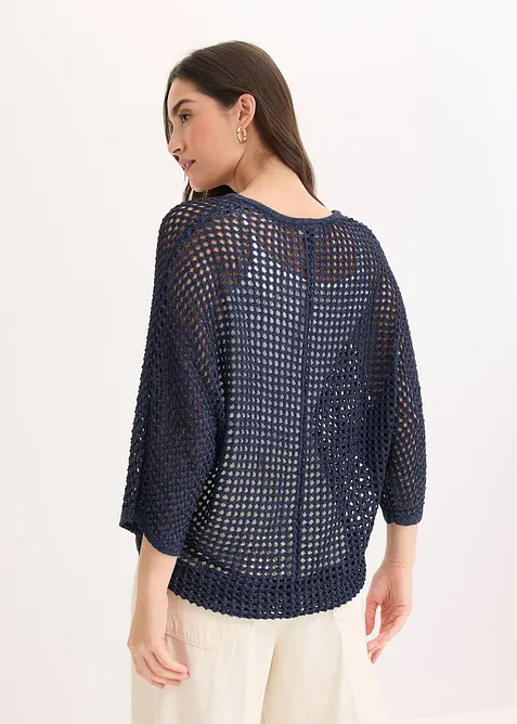 Cardigan traforato, bonprix