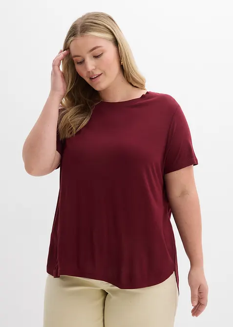 Maglia lunga in viscosa morbida, bonprix