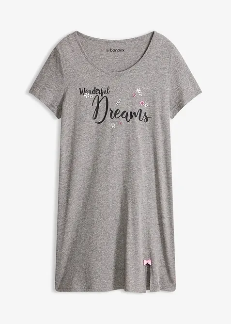 Camicia da notte corta in cotone biologico, bonprix