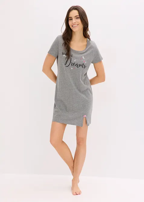 Camicia da notte corta in cotone biologico, bonprix