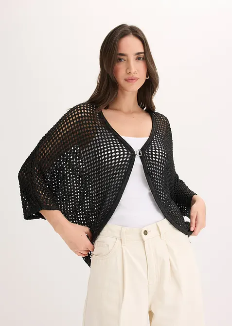 Cardigan traforato, bonprix