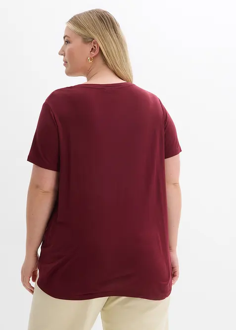 Maglia lunga in viscosa morbida, bonprix