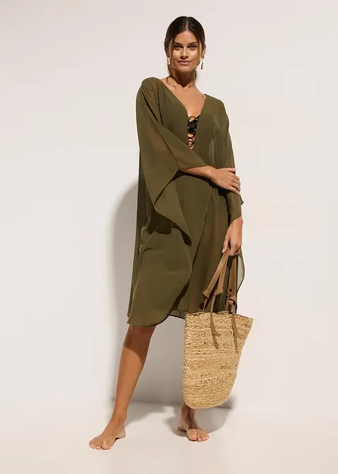 Tunica copricostume in chiffon leggero, bonprix