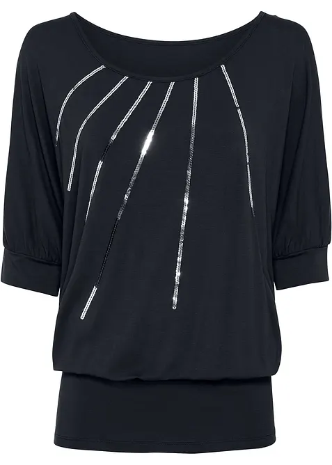 Maglia fluente in misto viscosa, bonprix