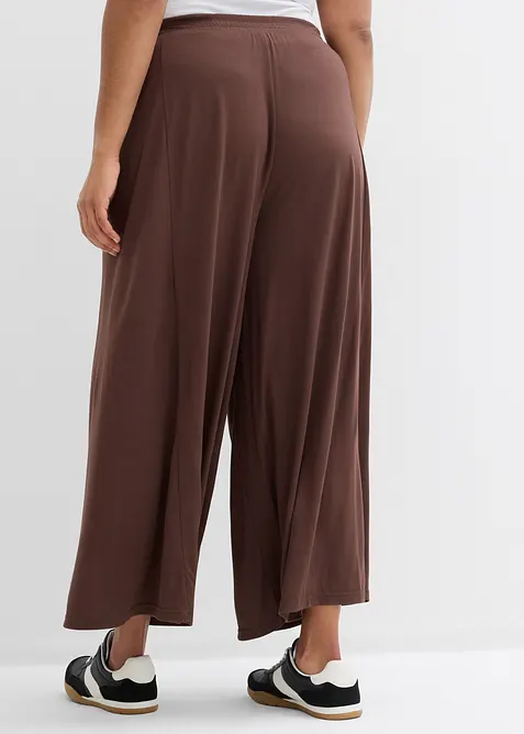 Pantaloni culotte in jersey con gambe larghe, bonprix