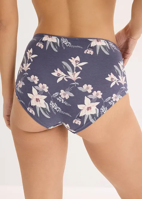 Culotte a vita alta (pacco da 4), bonprix