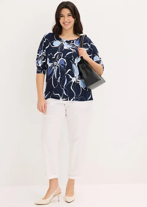 Maglia in fantasia floreale, bonprix
