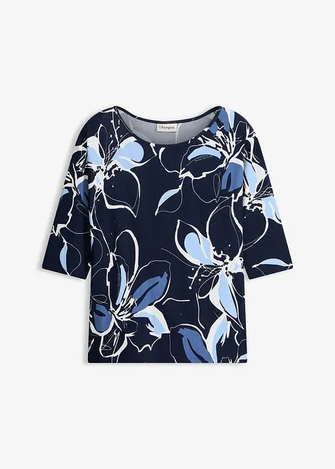 Maglia in fantasia floreale, bonprix
