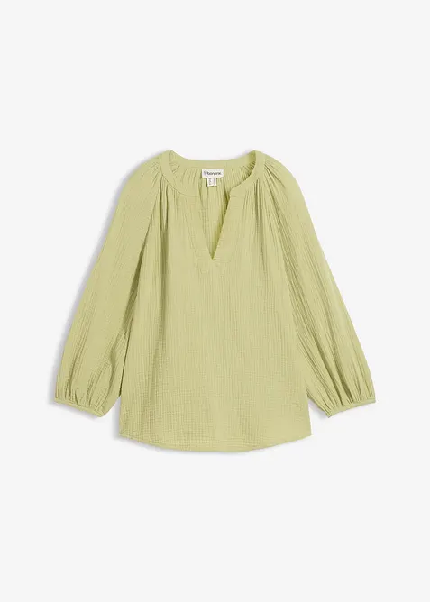 Blusa oversize in mussola, bonprix