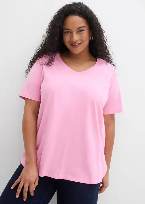 T-shirt larga in cotone biologico, bonprix