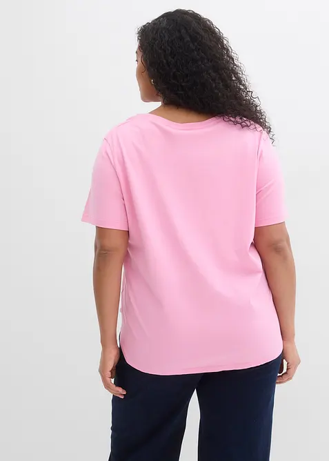 T-shirt larga in cotone biologico, bonprix