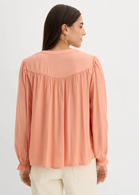Blusa romantica in viscosa fluente, bonprix