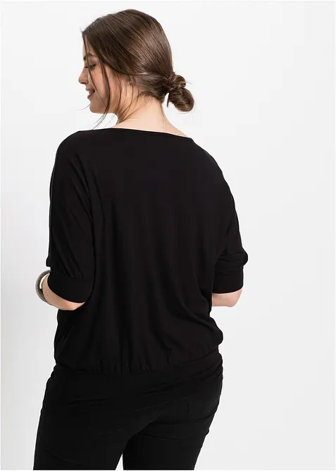 Maglia fluente in misto viscosa, bonprix