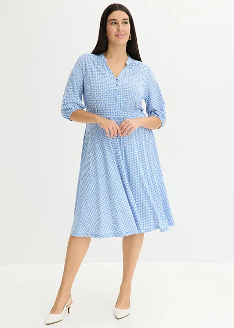 Abito di jersey con cintura da annodare, bonprix