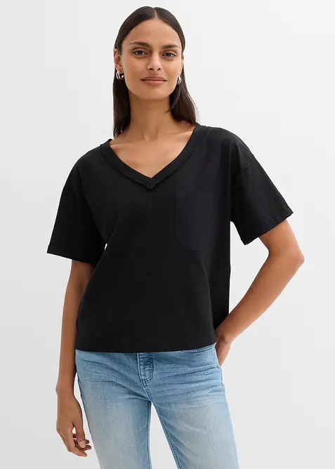 T-shirt oversize in puro cotone, bonprix