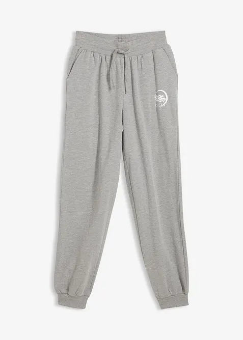 Pantaloni in felpa di puro cotone, bonprix