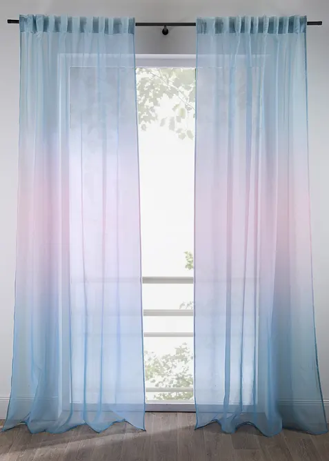 Tenda trasparente fantasia (pacco da 1), bonprix