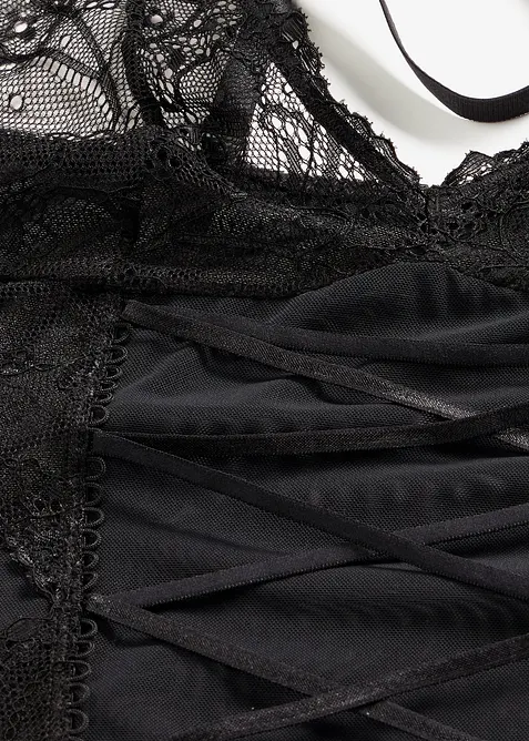 Top reggicalze e perizoma ouvert (set 2 pezzi), bonprix