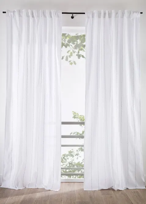 Tenda con righe tessute (pacco da 1), bonprix